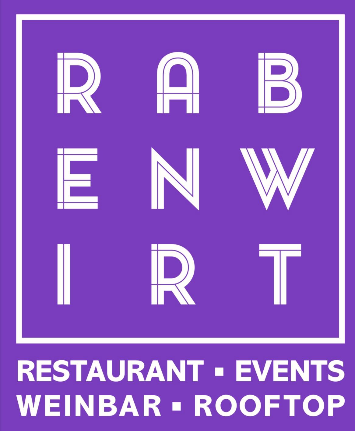 Blaues Logo vom RABENWIRT